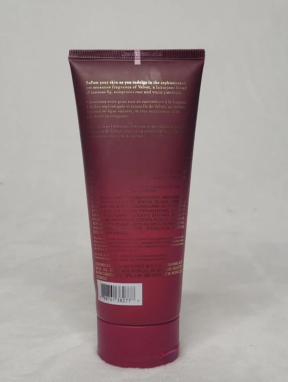 Avon VELVET Body Lotion Chypre Floral Fragrance 6.7 fl oz (200 mL)
